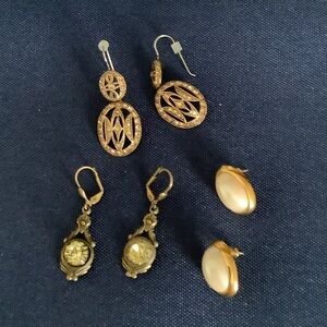 Earrings lot of 3 pair